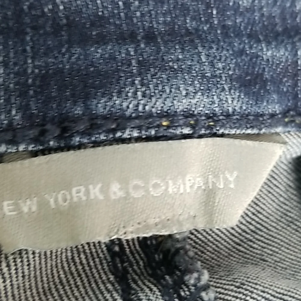 New York & Co Denim Bermuda Shorts 2 low rise y2k